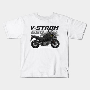 V-Strom 650 - Black Kids T-Shirt